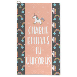 Unicorns Microfiber Golf Towel (Personalized)