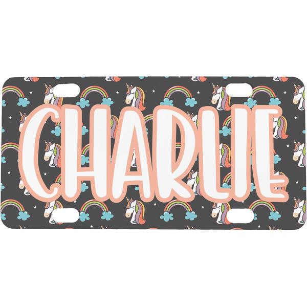 Custom Unicorns Mini/Bicycle License Plate (Personalized)