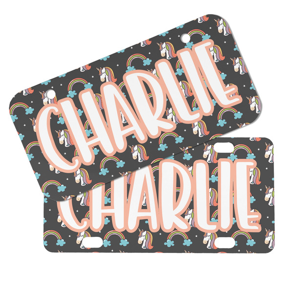 Unicorns Mini License Plates - MAIN (4 and 2 Holes)