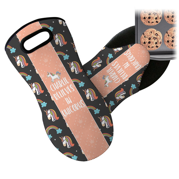 Unicorns Neoprene Oven Mitt