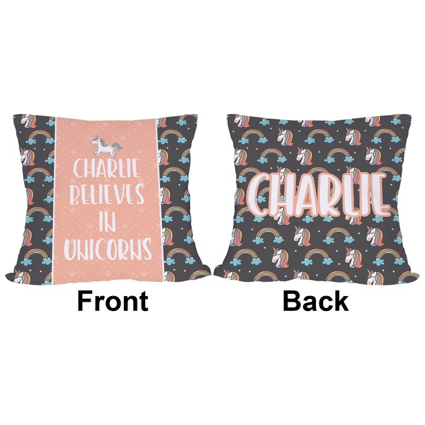 Unicorns Outdoor Pillow - 18x18