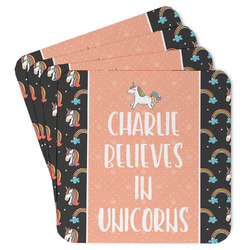 Unicorns Paper Coasters (Personalized)
