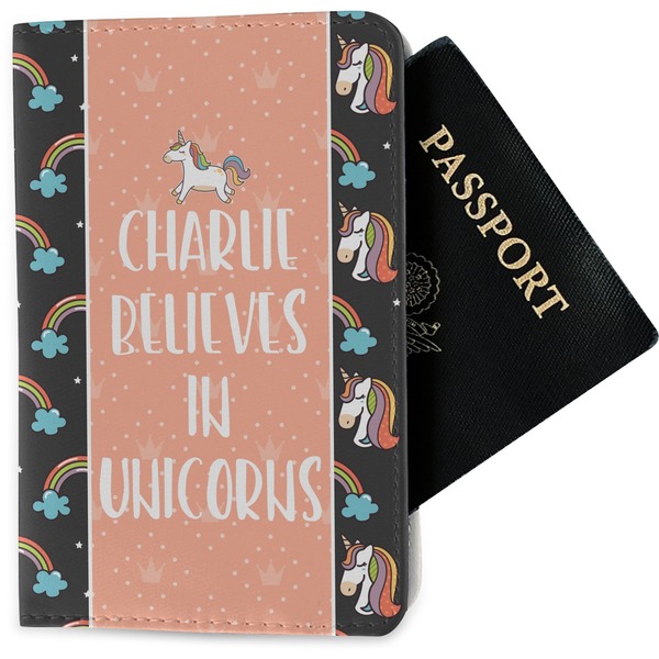 Custom Unicorns Passport Holder - Fabric (Personalized)