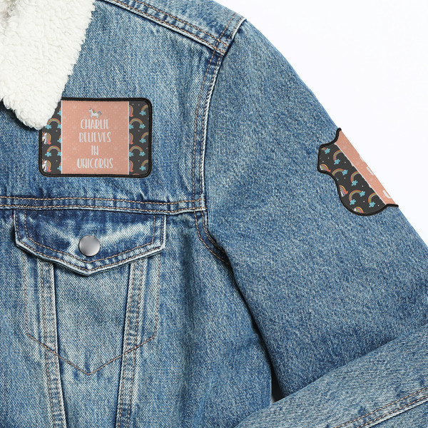 Unicorns Patches Lifestyle Jean Jacket Detail