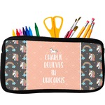 Unicorns Neoprene Pencil Case (Personalized)