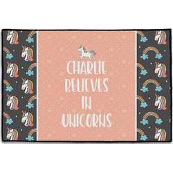 Unicorns Door Mat - 36"x24" (Personalized)