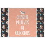 Unicorns Laminated Placemat w/ Name or Text