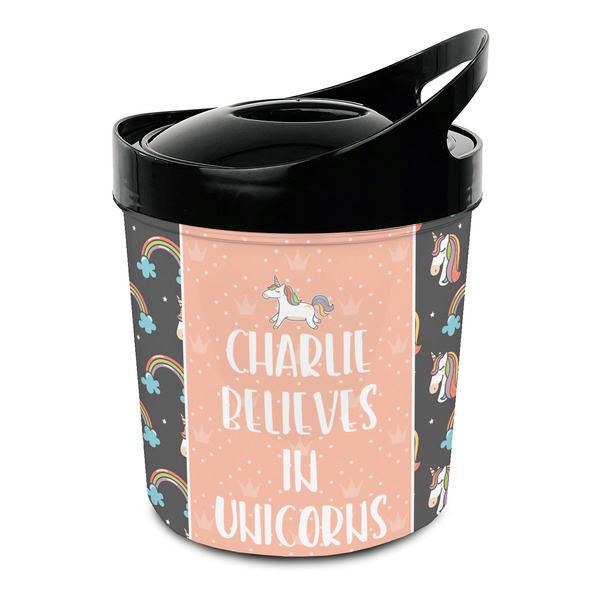 Custom Unicorns Plastic Ice Bucket (Personalized)