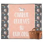 Unicorns Outdoor Picnic Blanket (Personalized)