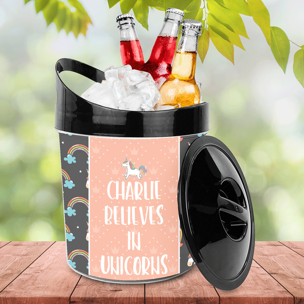 Unicorns Plastic Ice Bucket - LIFESTYLE