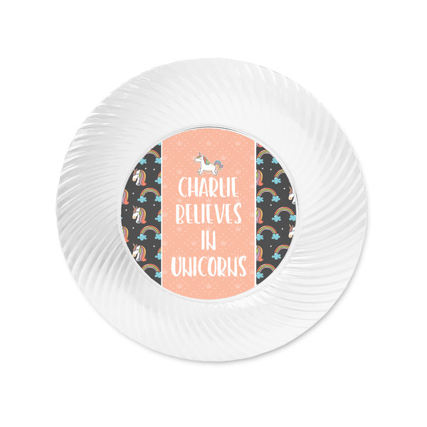 Unicorns Plastic Party Appetizer & Dessert Plates - Approval