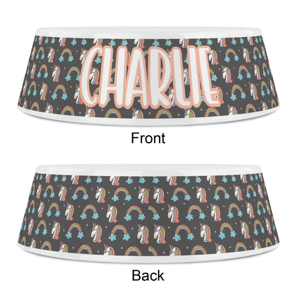 Unicorns Plastic Pet Bowls - Small - APPROVAL