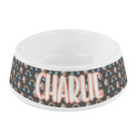 Unicorns Plastic Dog Bowl - Small (Personalized)