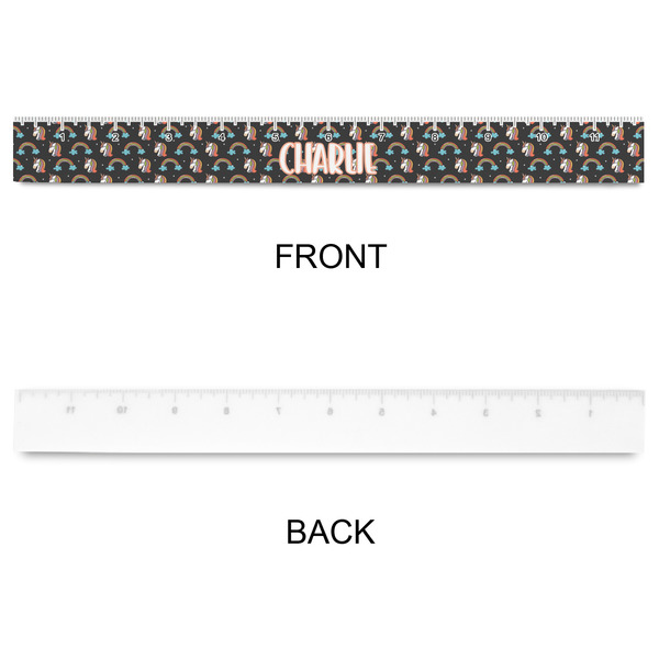 Unicorns Plastic Ruler - 12" - APPROVAL