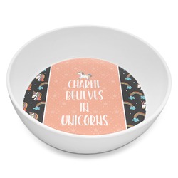Unicorns Melamine Bowl - 8 oz (Personalized)