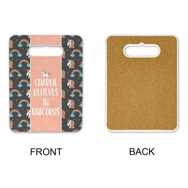 Unicorns Rectangle Trivet with Handle - APPROVAL