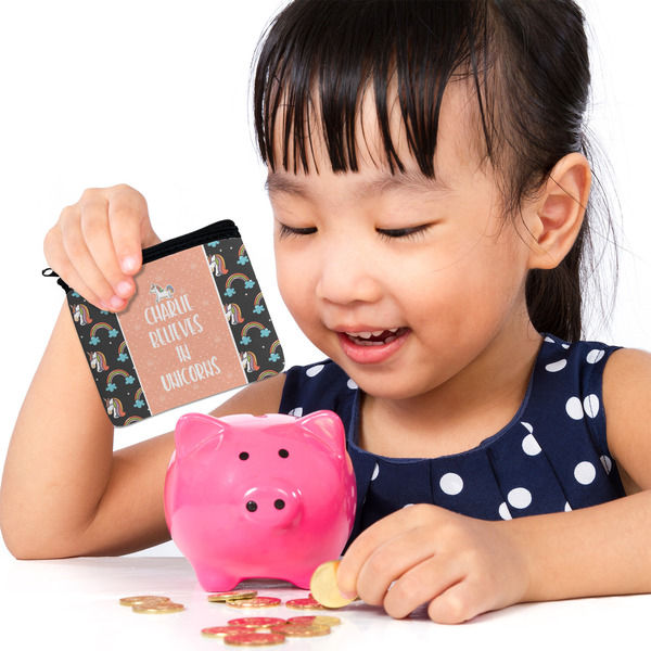Unicorns Rectangular Coin Purses - LIFESTYLE (child)