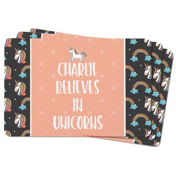 Unicorns Rectangular Fridge Magnet - THREE