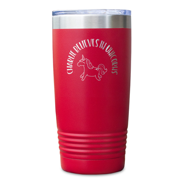 Unicorns Red Polar Camel Tumbler - 20oz - Single Sided - Approval