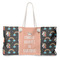 Unicorns Large Rope Tote Bag - Front View