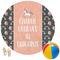 Unicorns Round Beach Towel (Personalized)