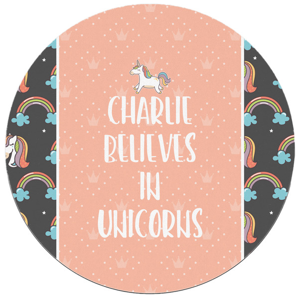 Unicorns Round Mousepad - APPROVAL