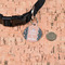 Unicorns Round Pet ID Tag - Small - In Context