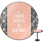 Unicorns Round Table - 30" (Personalized)