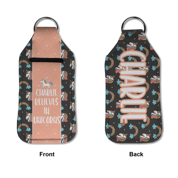 Unicorns Sanitizer Holder Keychain - Large APPROVAL (Flat)