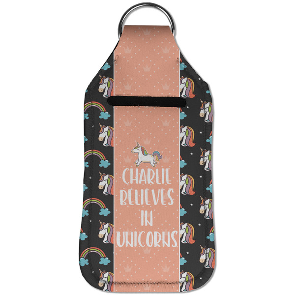 Unicorns Sanitizer Holder Keychain - Large (Front)