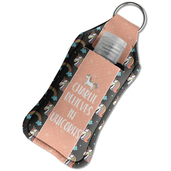 Unicorns Sanitizer Holder Keychain - Large in Case