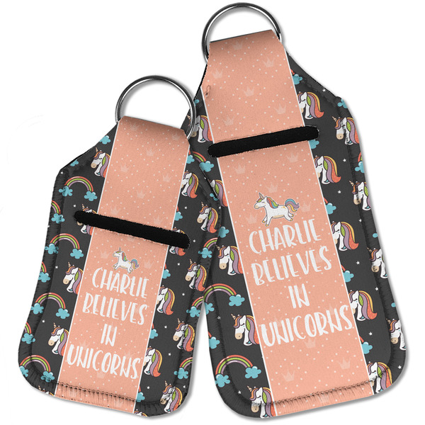 Unicorns Sanitizer Holder Keychain - Parent Main