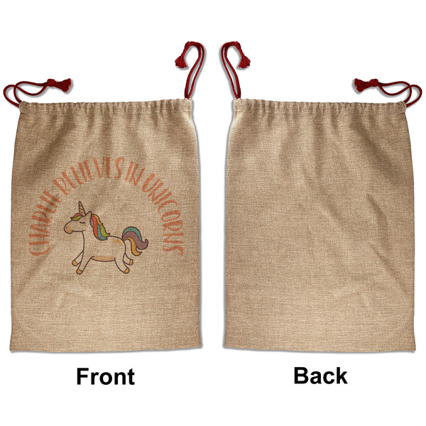 Unicorns Santa Bag - Approval - Front