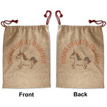 Unicorns Santa Sack - Front & Back (Personalized)