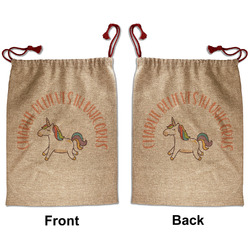 Unicorns Santa Sack - Front & Back (Personalized)