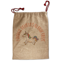 Unicorns Santa Sack - Front (Personalized)