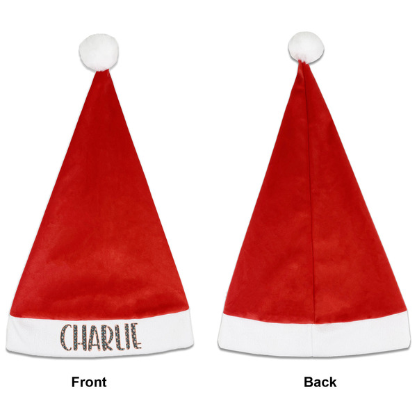 Unicorns Santa Hats - Front and Back (Single Print) APPROVAL