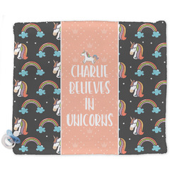 Unicorns Security Blanket - Single Sided (Personalized)