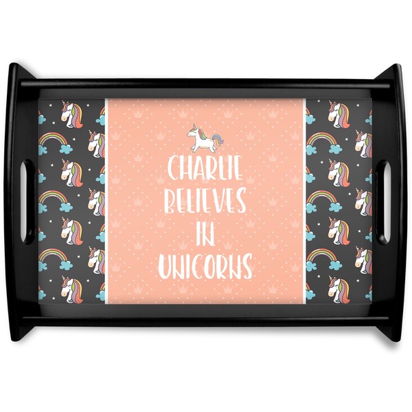 Custom Unicorns Wooden Tray (Personalized)