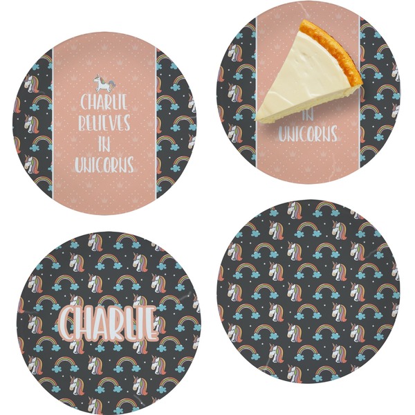 Unicorns Set of Appetizer / Dessert Plates