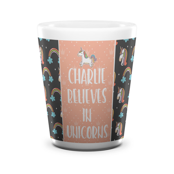 Unicorns Shot Glass - White - FRONT