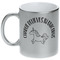 Unicorns Metallic Silver Mug (Personalized)