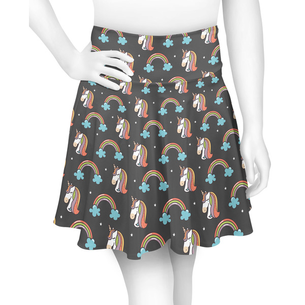 Custom Unicorns Skater Skirt