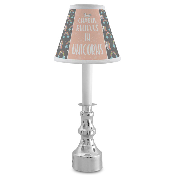 Unicorns Small Chandelier Lamp - LIFESTYLE (on candle stick)