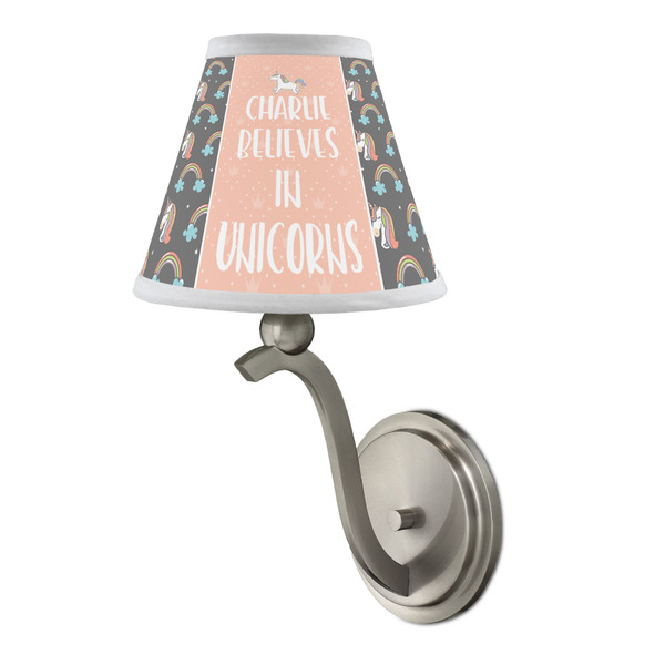 Unicorns Small Chandelier Lamp - LIFESTYLE (on wall lamp)
