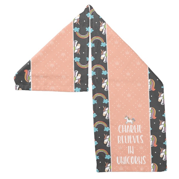 Unicorns Sports Towel Folded - Both Sides Showing