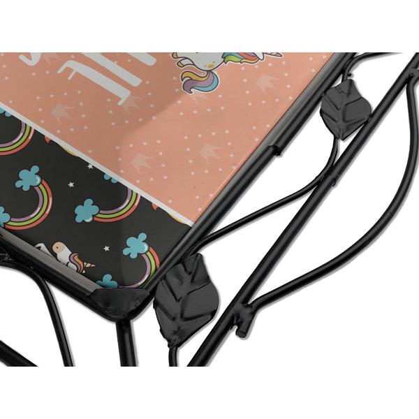 Unicorns Square Trivet - Detail