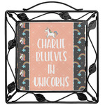 Unicorns Square Trivet (Personalized)