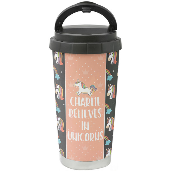 Custom Unicorns Stainless Steel Coffee Tumbler (Personalized)