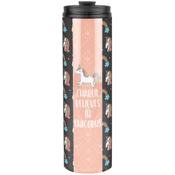 Unicorns Stainless Steel Skinny Tumbler - 20 oz (Personalized)